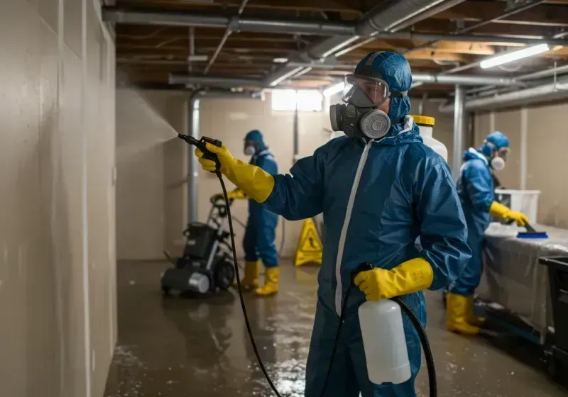 Basement Sanitization and Antimicrobial Treatment process in Fairwood, MD